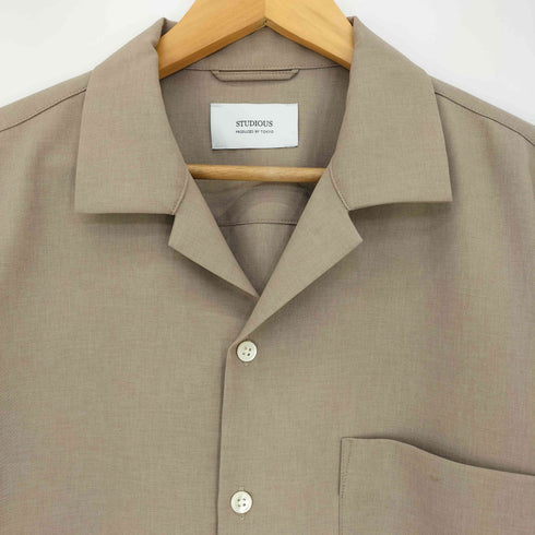 ステュディオス STUDIOUS S/S オープンカラーシャツ メンズ JPN:1