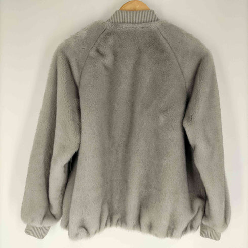 ダイアグラムグレースコンチネンタル Diagram GRACE CONTINENTAL 25SS フェイクミンク ファー ブルゾン ジップアップ ジャケット レディース FR:36