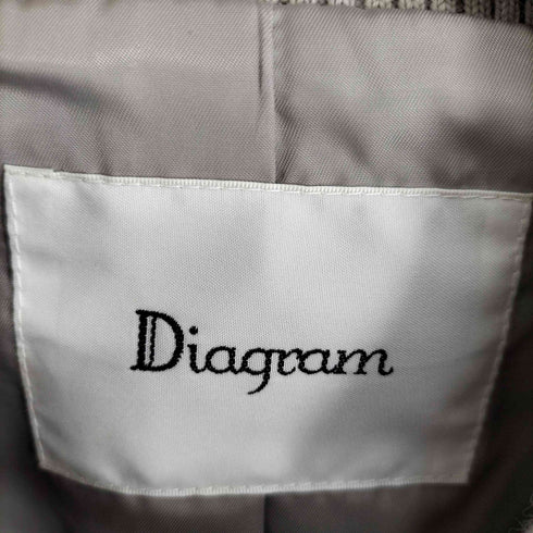 ダイアグラムグレースコンチネンタル Diagram GRACE CONTINENTAL 25SS フェイクミンク ファー ブルゾン ジップアップ ジャケット レディース FR:36