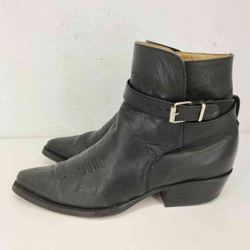 Northbrook レザー ストラップ付き ヒールブーツ メンズ