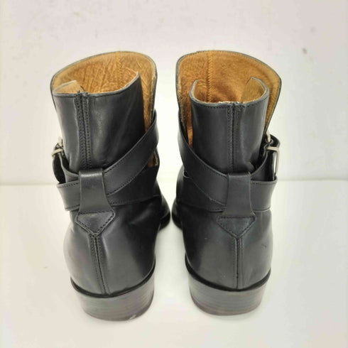 Northbrook レザー ストラップ付き ヒールブーツ メンズ