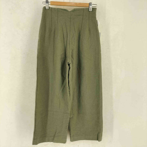 ザラ ZARA コットンリネン ワイドパンツ レディース 26