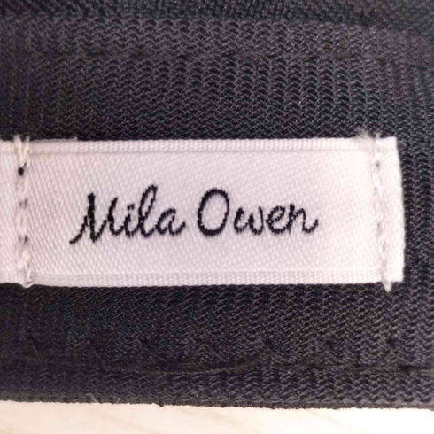 ミラオーウェン Mila Owen ポイントロゴ刺繍キャップ レディース ONE SIZE