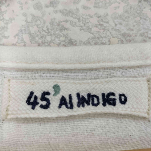 フォーティーファイブアール 45R FORTY FIVE AI INDIGO ギャザー ガーゼ チュニックワンピース レディース JPN:2