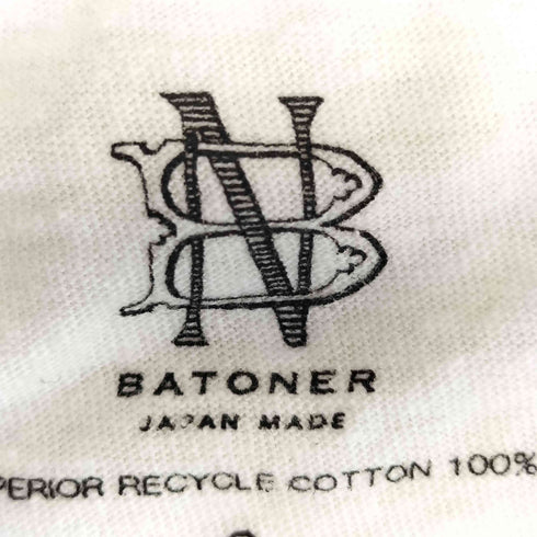 バトナー BATONER SMOOTH KNIT T-SHIRT メンズ JPN:2
