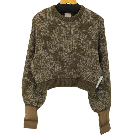 アメリ AMERI 18AW DAMASK JACQUARD KNIT レディース