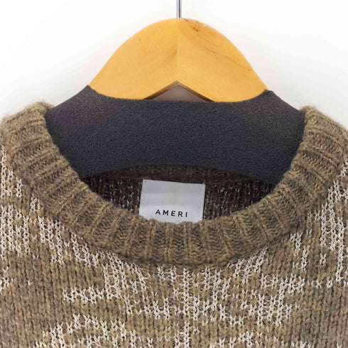アメリ AMERI 18AW DAMASK JACQUARD KNIT レディース