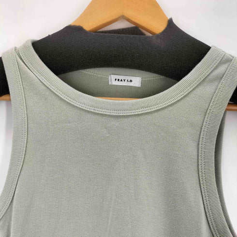 フレイアイディー FRAY I.D 24ss コットンフライスタンクトップ レディース F