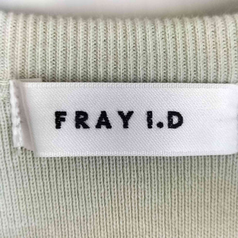 フレイアイディー FRAY I.D 24ss コットンフライスタンクトップ レディース F