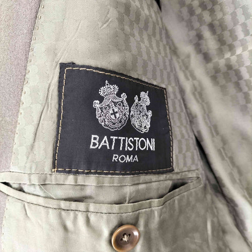 BATTISTONI ダブルブレストテーラードジャケット メンズ 52