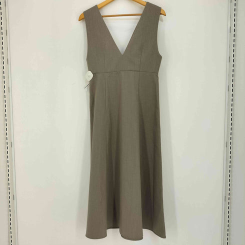 エヌナチュラルビューティーベーシック N.NATURAL BEAUTY BASIC Vネックフレアジャンパースカート レディース JPN:M