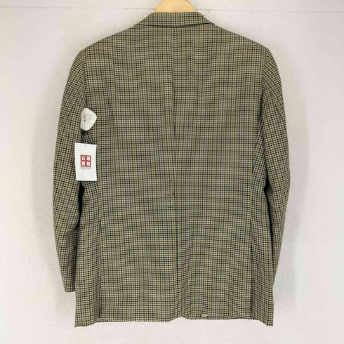 アクアスキュータム AQUASCUTUM ギンガムチェック 2Bテーラードジャケット メンズ 94AB4