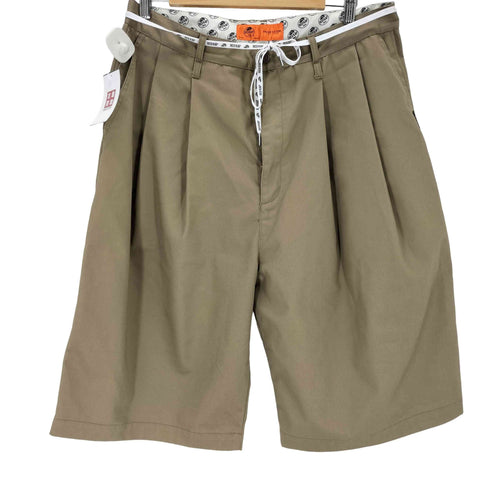 フリークスストア FREAKS STORE 別注 2TUCK WIDE BAGGY SHORTS メンズ L