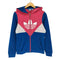 アディダスオリジナルス adidas Originals ロゴプリント マルチカラー ジップパーカー レディース 38