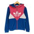 アディダスオリジナルス adidas Originals ロゴプリント マルチカラー ジップパーカー レディース 38