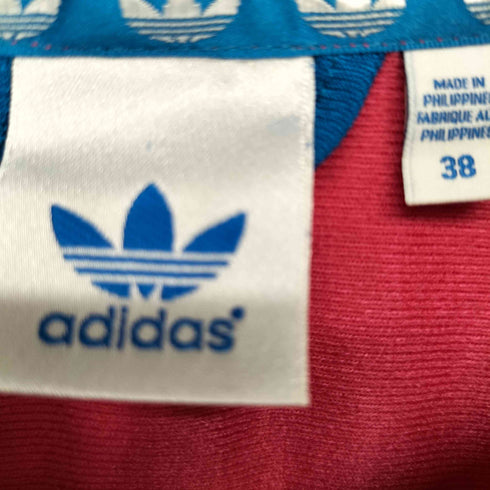 アディダスオリジナルス adidas Originals ロゴプリント マルチカラー ジップパーカー レディース 38