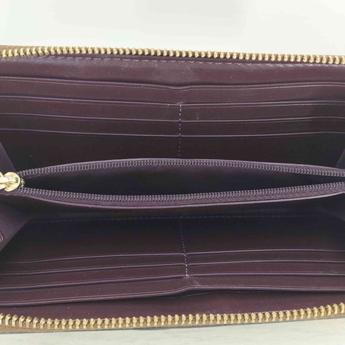 コーチ COACH フローラルプリントラウンド長財布 レディース