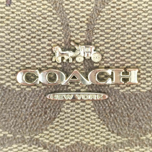 コーチ COACH フローラルプリントラウンド長財布 レディース