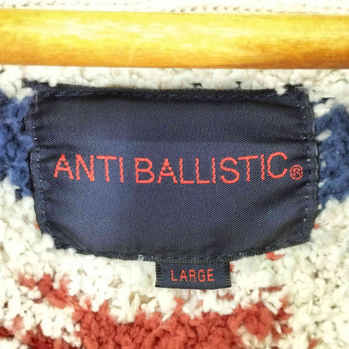 アンティバルリスティック ANTIBALLISTIC コンチョボタン ネイティブ柄 ショールカラーニットカーディガン メンズ JPN:L