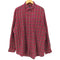 ランズエンド LANDS END 90s タータンチェック フロントポケット ボタンダウンシャツ メンズ import:XL