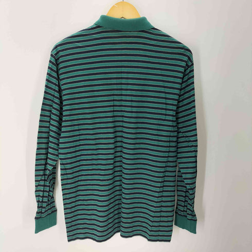 ダックス DAKS ボーダー柄 L/S ポロシャツ メンズ L