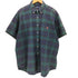 ラルフローレン RALPH LAUREN The Big Shirt ワンポイント刺繍 ブラックウォッチ 半袖 ボタンダウンシャツ メンズ import:L
