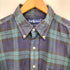 ラルフローレン RALPH LAUREN The Big Shirt ワンポイント刺繍 ブラックウォッチ 半袖 ボタンダウンシャツ メンズ import:L