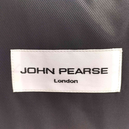 JOHN PEARSE LONDON 背抜き 3ボタン テーラード センタープレス スラックス 2ピース スーツ セットアップ メンズ 96-80-180