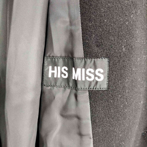 HIS MISS ダブルチェスターコート メンズ