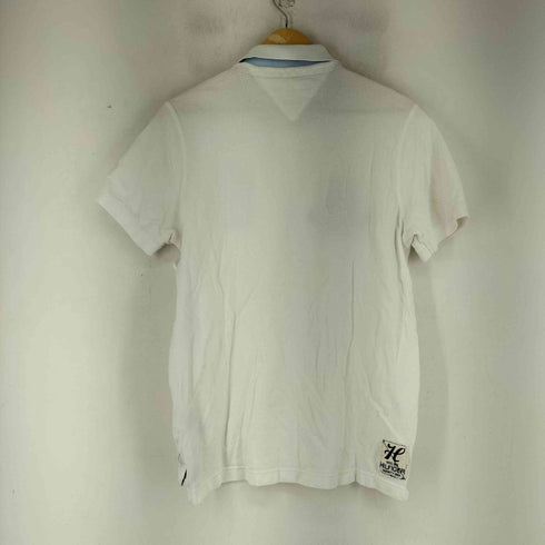 トミーヒルフィガー TOMMY HILFIGER SLIM FIT 刺繍デザイン S/S ポロシャツ メンズ import:L