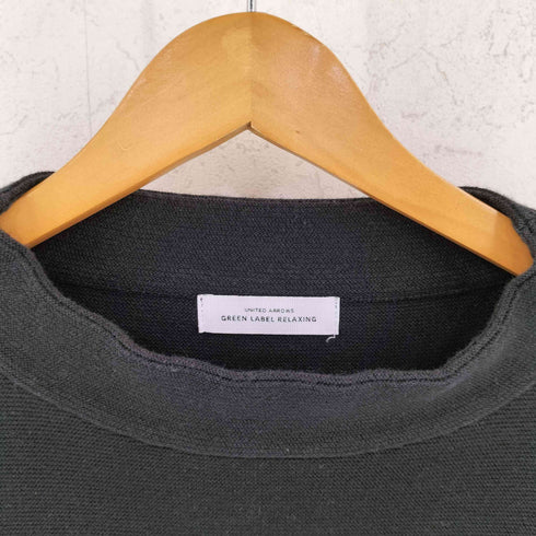 ユナイテッドアローズグリーンレーベルリラクシング UNITED ARROWS green label relaxing コットンナイロン モックネックS/S カットソー レディース
