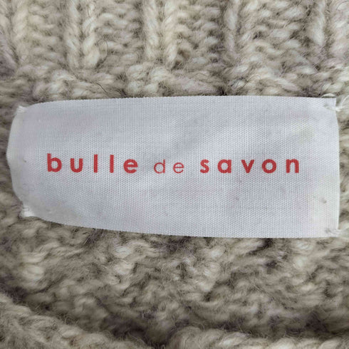 ビュルデサボン bulle de savon ネパール製 ケーブル編みカーディガン レディース FREE