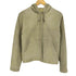 ETAM Cuir Croute スプリットレザー 比翼フーデッドジャケット レディース JPN:38