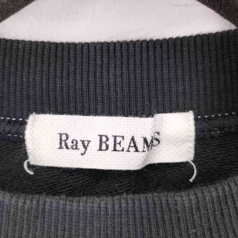 レイビームス Ray BEAMS ステッチ クロップド スウェット レディース