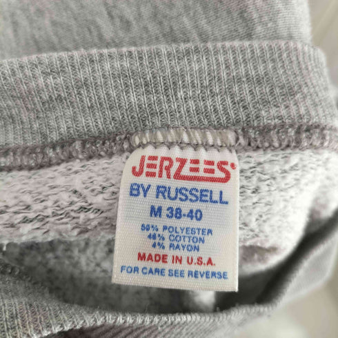 ジャージーズ JERZEES USA製 3段 フロントプリント ラグランスウェット メンズ JPN:M