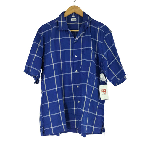 EQUATION PERSONNELLE チェック柄 開襟シャツ メンズ JPN:M