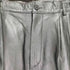 BONSKIP pig leather レザー ツータック ワイドパンツ メンズ 85