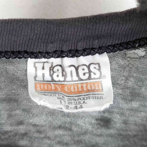 ヘインズ Hanes 80S フロントプリント S/S Tシャツ メンズ JPN:L