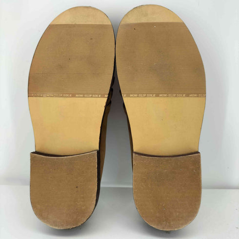 ONION WORKS Three Fold Mule In Camel Brown 3つ折り レザー ミュール スリッポン メンズ 41