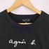 アニエスベー agnes b. PARIS ロゴプリント コットン 長袖 Tシャツ レディース T2