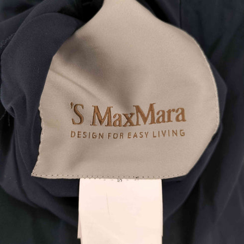 エスマックスマーラ S Max Mara 比翼 ステンカラーコート レディース JPN:38
