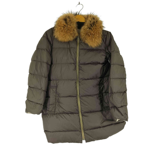 エーグル AIGLE ラクーンファー ダウンコート レディース JPN:M