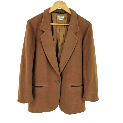 エルエルビーン L.L.Bean 90s MADE IN USA ウールカシミヤ テーラードジャケット レディース 8