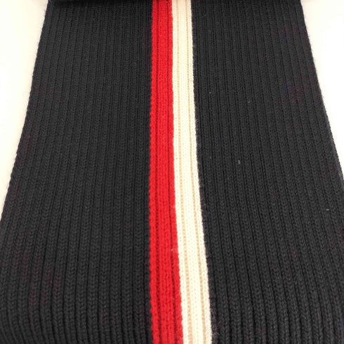 トミーヒルフィガー TOMMY HILFIGER ロゴ刺繍 ウールマフラー メンズ