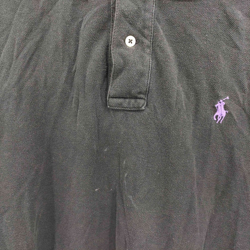 ポロバイラルフローレン Polo by RALPH LAUREN ポニー刺繍 鹿の子 ポロシャツ メンズ import:L