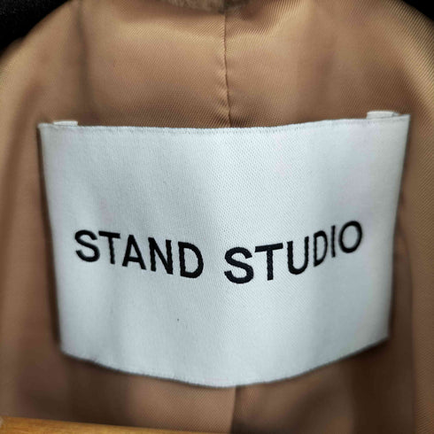 STAND STUDIO エコファーボアコート レディース JPN:34