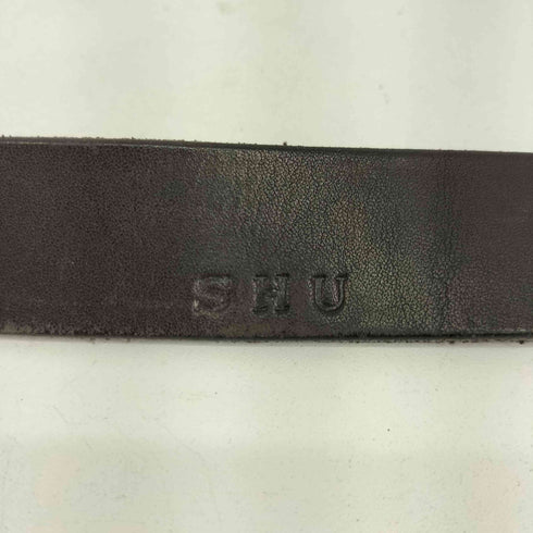 SHU レザーベルト メンズ