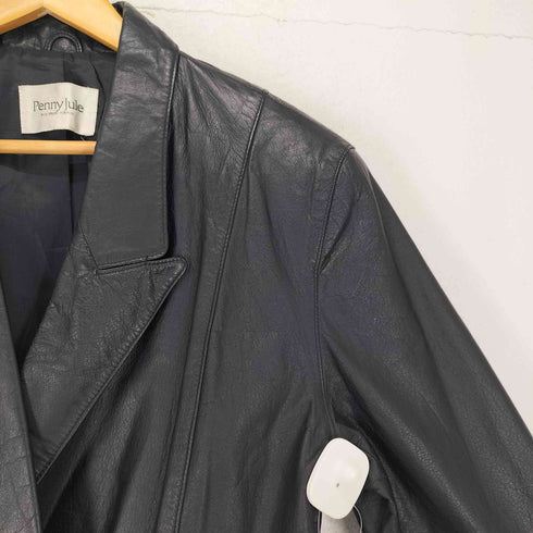 Penny Jule cow leather カウレザーダブルテーラードジャケット レディース JPN:9号