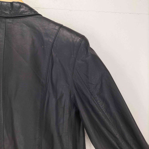 Penny Jule cow leather カウレザーダブルテーラードジャケット レディース JPN:9号