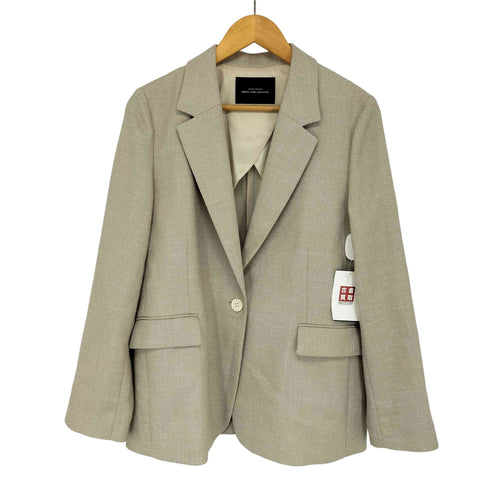 ユナイテッドアローズグリーンレーベルリラクシング UNITED ARROWS green label relaxing スラブ シングル 1B ジャケット ウォッシャブル・防シワ レディース 40